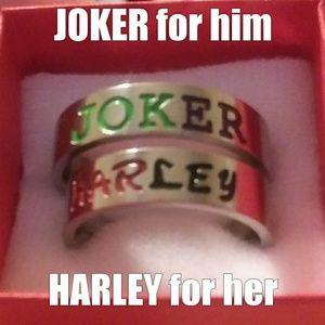 Wedding, partner, best friend ring set.